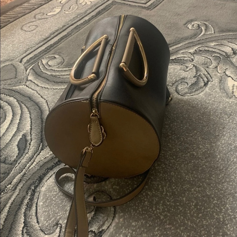 Black and Beige handbag